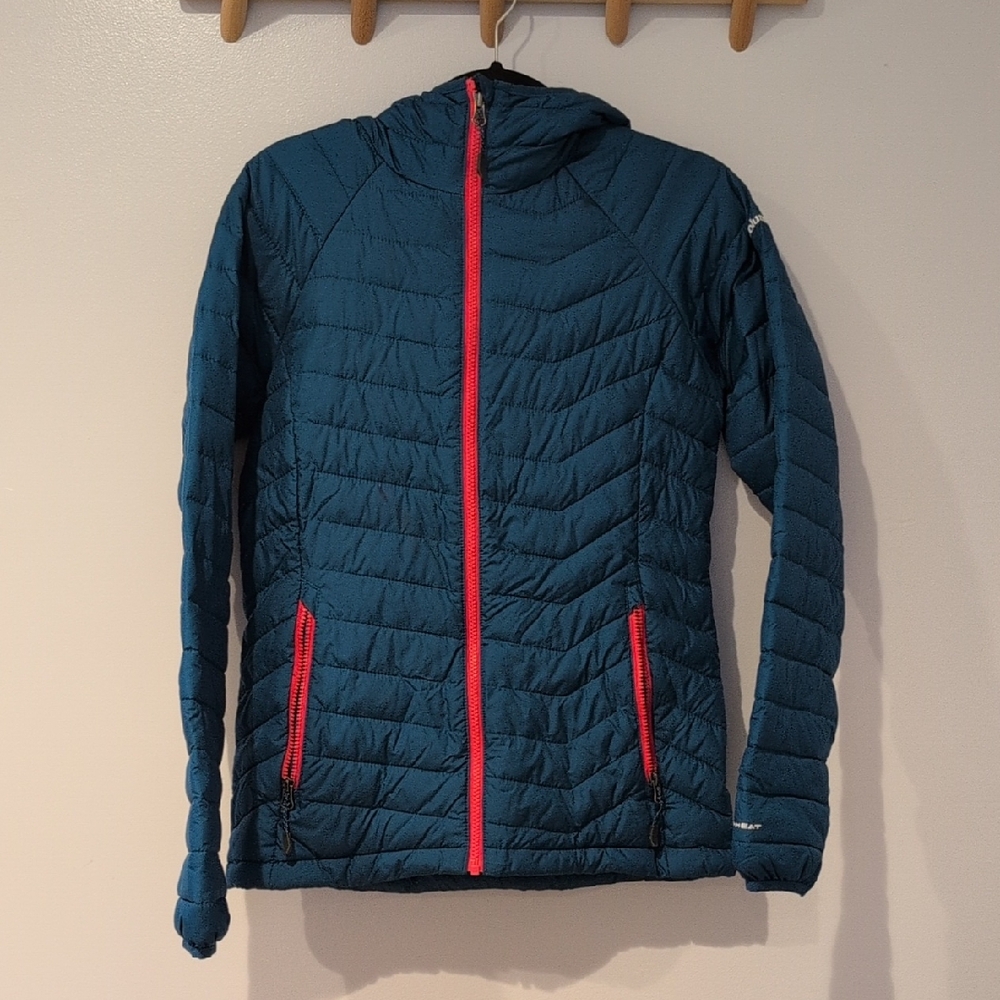 Columbia Small Blue And Pink Lightweight Puffer with Omni Heat Lining